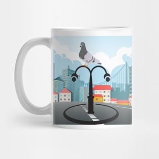 City bird Mug